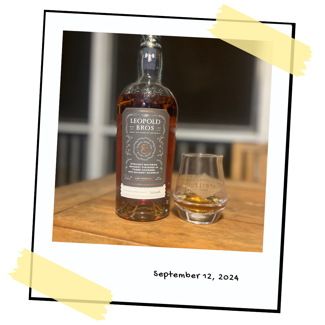 Leopold Brothers Eight Year Bourbon Finished in Three Chambered Rye Barrel