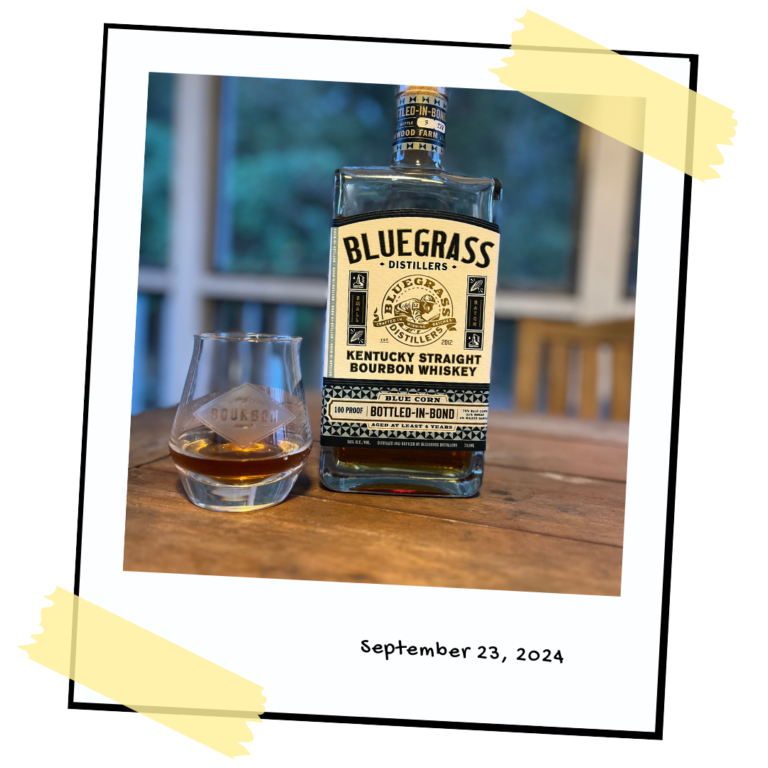 Bluegrass Distillers Blue Corn Bottled in Bond