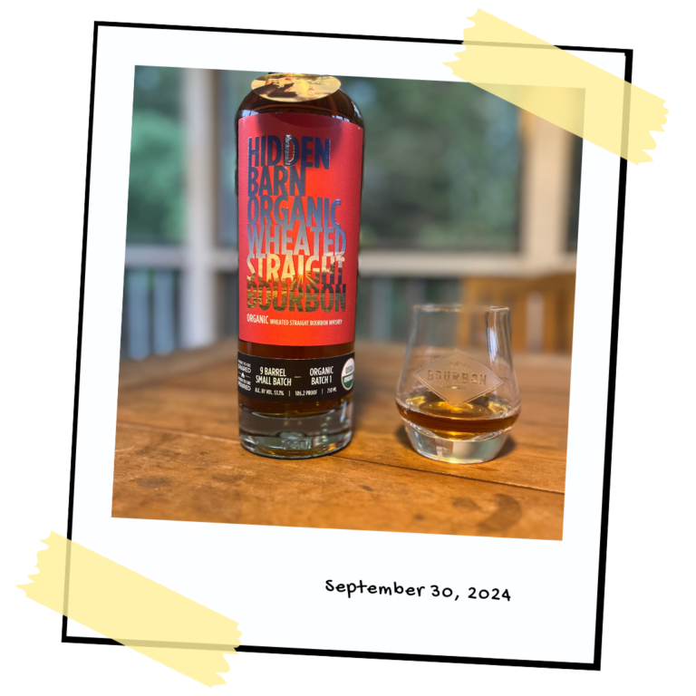 Hidden Barn Organic Wheated Bourbon